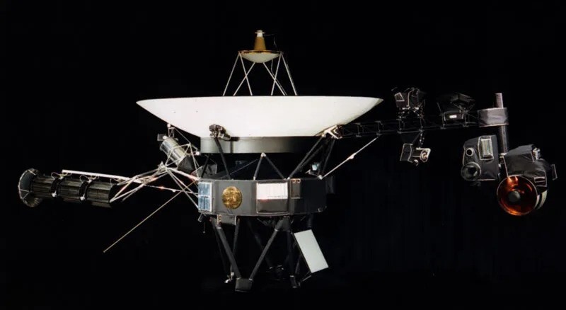 A model of NASA’s Voyager spacecraft