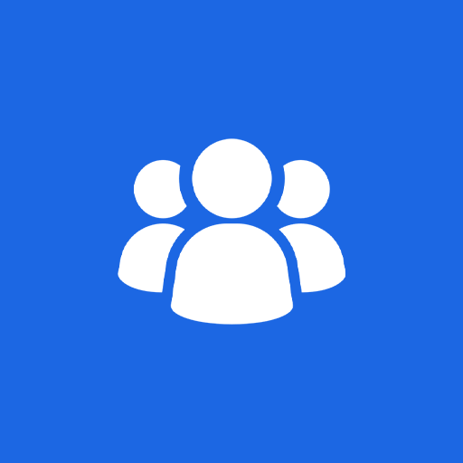 An abstract icon with a group of people representing the Open Science 101 development team.