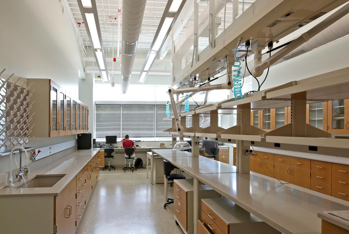 Charles McC. Mathias Lab interior lab space