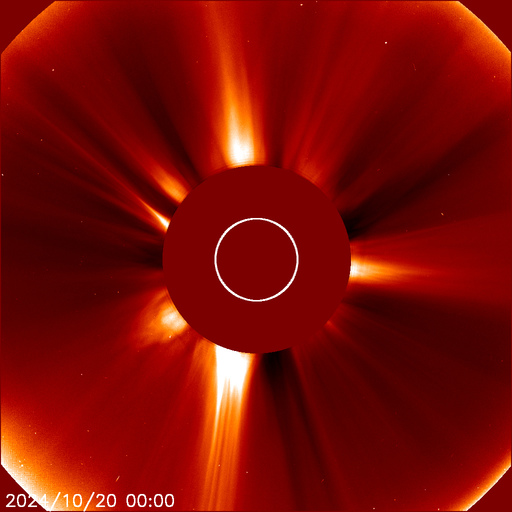 LASCO C2 Coronagraph Image