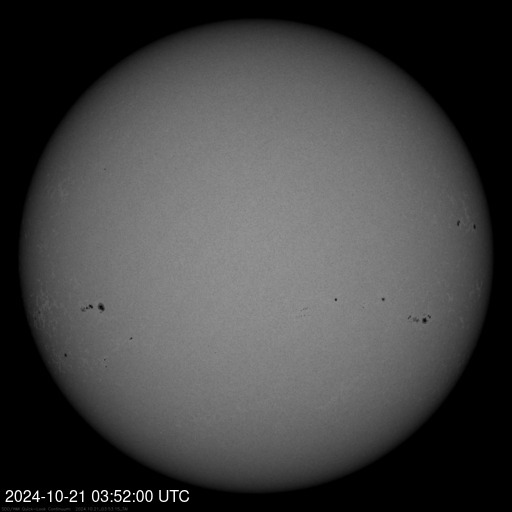 The latest Solar Visible Light image