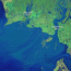 Series of false-color satellite images chronicles the growth of the two deltas between 1984 and 2017. All of the images were acquired by instruments on Landsat satellites. Credit: NASA Earth Observatory