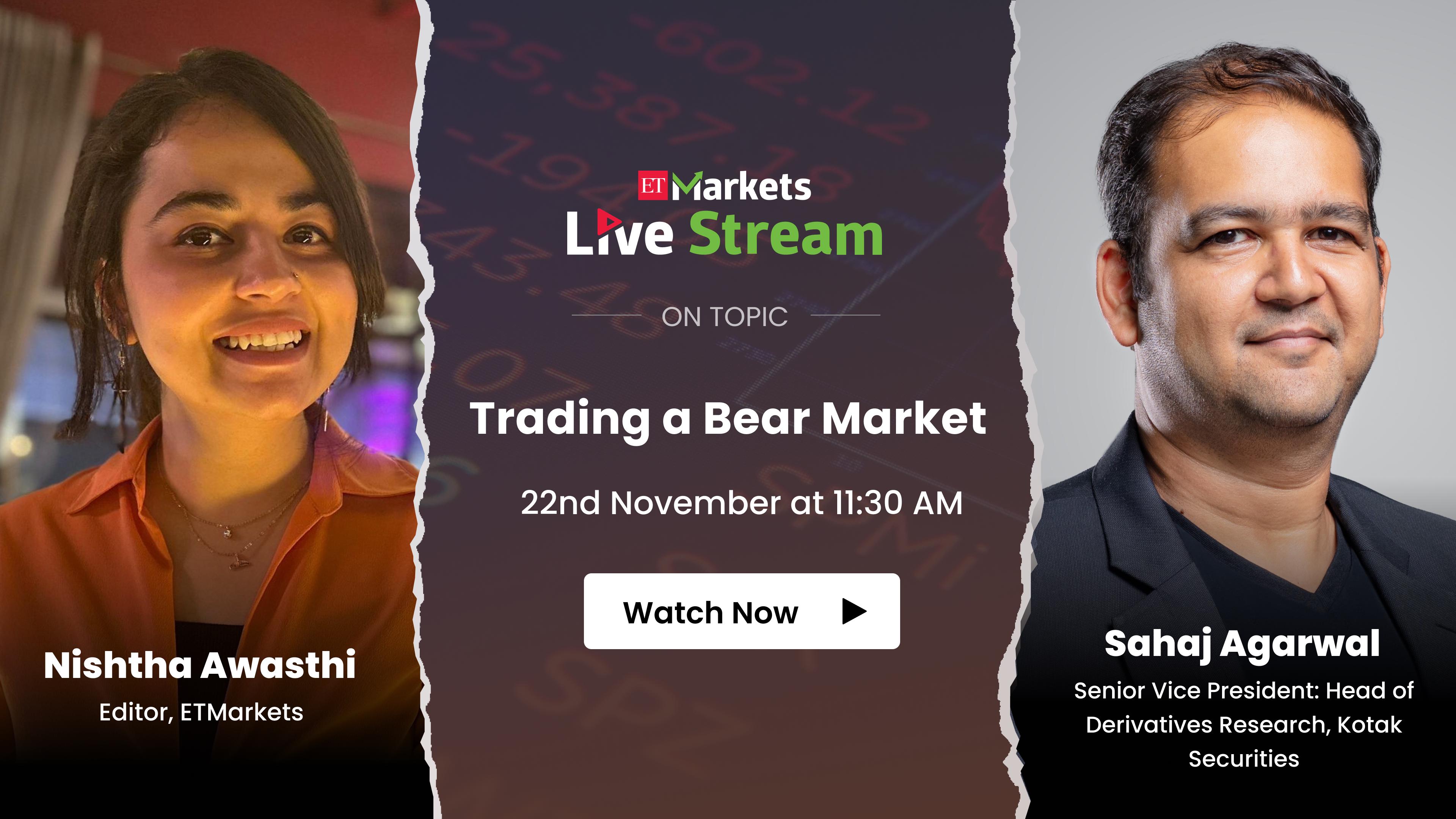 Trading a Bear market live stream