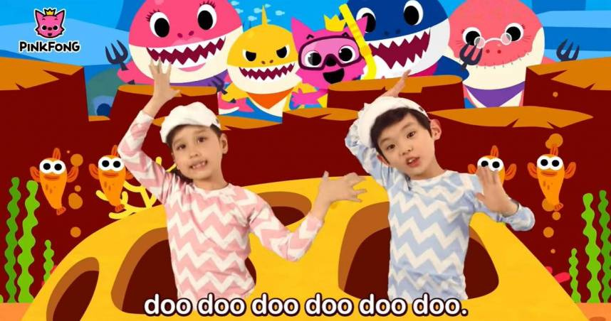 流行兒童歌曲〈Baby Shark〉。（圖／翻攝自Youtube　Pinkfong Baby Shark - Kids' Songs & Stories）