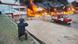 Ukraine Kharkiv, May 2025 | A Suspilne reporter films a market in flames after a Russian strike. Ukraine Kharkiv, May 2025 | A Suspilne reporter films a market in flames after a Russian strike.