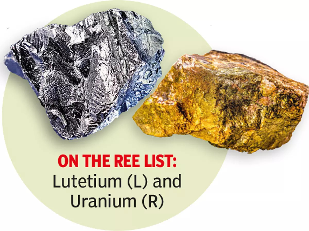 ON THE REE LIST: Lutetium (L) and Uranium (R) (Picture credit: Getty Images &amp; iStock)