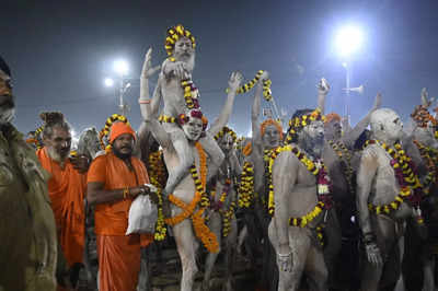 Maha Kumbh Live Updates: Naga Sadhus take holy dip in Triveni Sangam on occasion of Basant Panchami