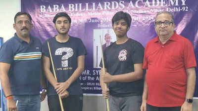 Double crown for young cueist Rehan Mishra