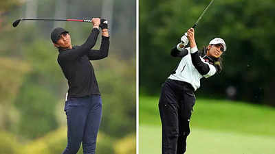 Women's Open: Aditi Ashok, Diksha Dagar hang in on a wobbly, windy opening day