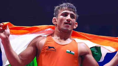 Chirag Chikkara becomes only third Indian to win gold at U23 World Wrestling Championships