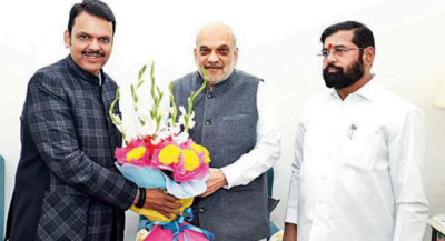 Mahayuti partners huddle with home minister Amit Shah on Maharashtra govt contours