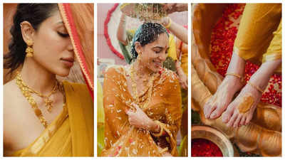 Sobhita Dhulipala and Naga Chaitanya wedding: Bride-to-be wears mother and grandmother's jewellery for Raata ceremony - EXCLUSIVE