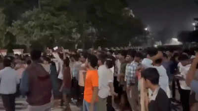 'Staff secretly recorded videos in washroom': Massive protest by students at Telangana engineering college