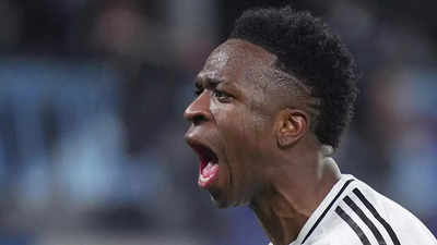 Real Madrid winger Vinicius Jr banned for two matches after red card