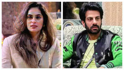 Bigg Boss 18: Shrutika Arjun accuses Karan Veer Mehra of playing games; the latter hits back 'teri tarah statistics lekar nahi aata, kaun lead kar raha hai, kaun popular hai'