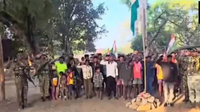 Chhattisgarh: Sukma's Tumalpaad unfurl Tricolour in former Naxal hotbed for 1st time