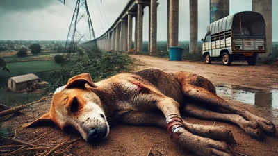 Animal cruelty in Telangana: 10 out of 11 dogs thrown from 40-foot bridge in Sangareddy die from injuries