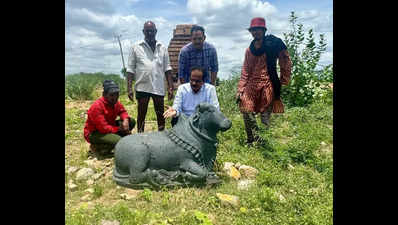 1,100-year-old Rastrakuta sculptures cry for attention in Kurnool district