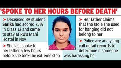 Maharani College student’s suicide:‘Probe foul play angle’, father to cops