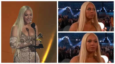 Beyonce makes history at 2025 Grammy Awards with Best Country Album win; singer's SHOCKED reaction goes viral- WATCH