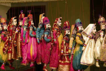 Rajasthani puppets