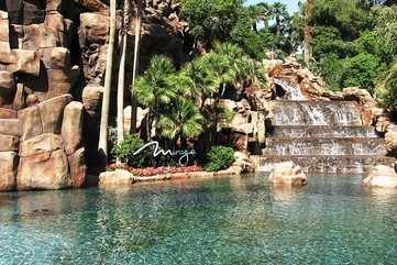 The pool at The Mirage