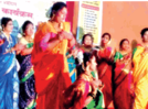 Cultural program takes centre stage at haldi-kumkum event