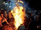 Aurangabadkars marked Holi festivities with Holika Dahan