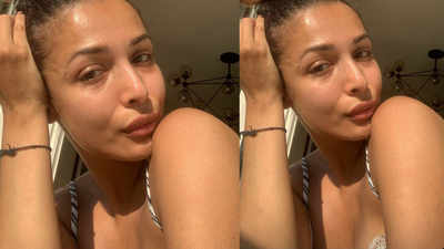 Malaika Arora shares a no-makeup selfie while soaking up the 'winter sun'