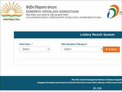 KVS Admission 2022 first list released, second and third list on May 6 & 10; check direct link here