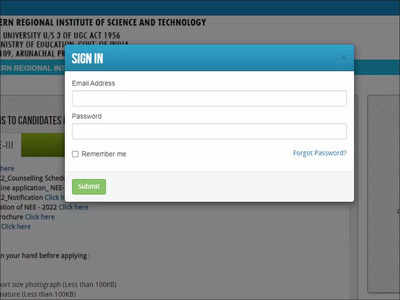 NERIST NEE 2022 Admit Card released, exam on Aug 13 & 14; download here