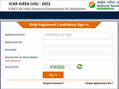 ICAR AIEEA 2022: Last date to apply online at icar.nta.ac.in; direct link