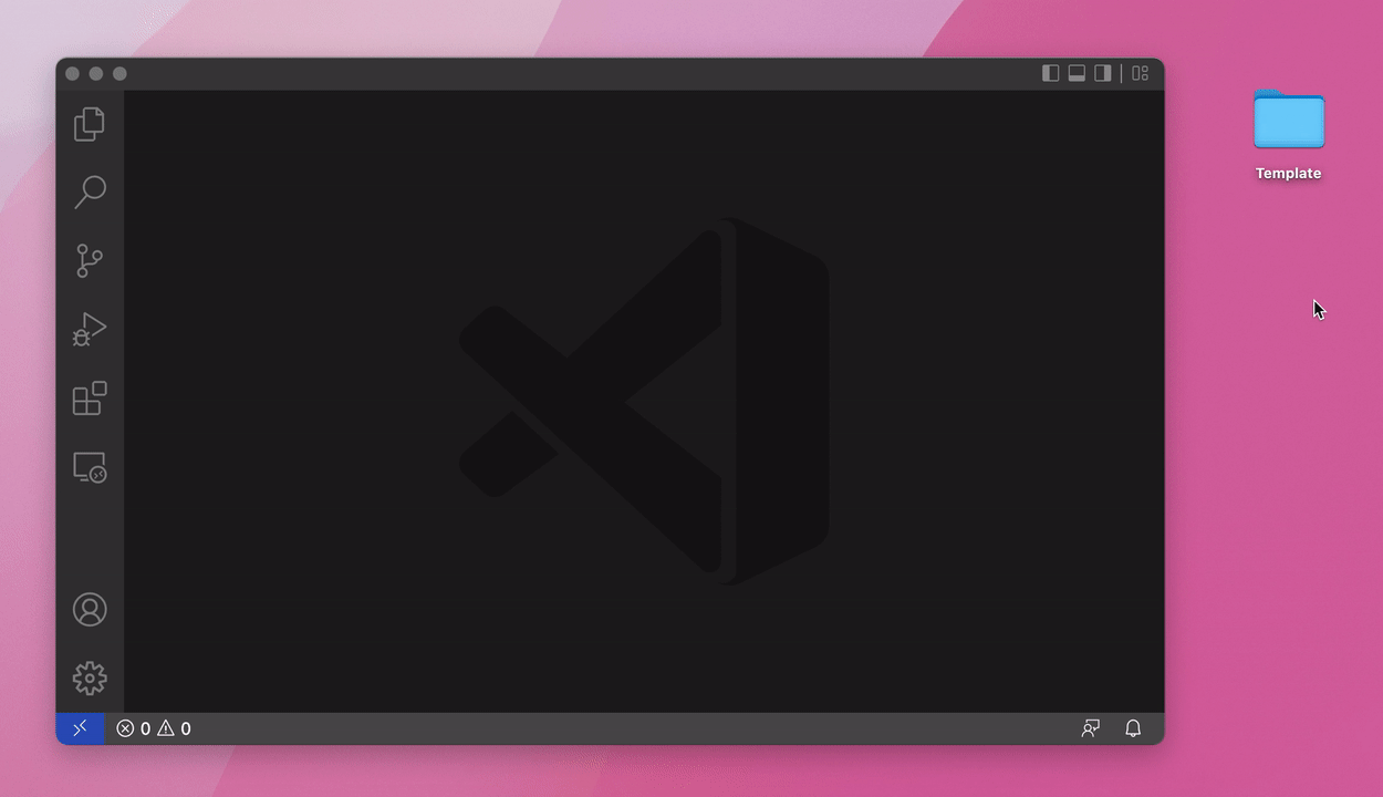 Проект маски в Visual Studio Code