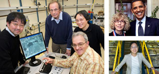 images of Brookhaven lab scientists