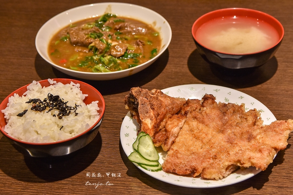 【台中車站美食】范記金之園草袋飯 米其林必比登推薦美食！47年老店超好吃古早味炸排骨 @周花花，甲飽沒