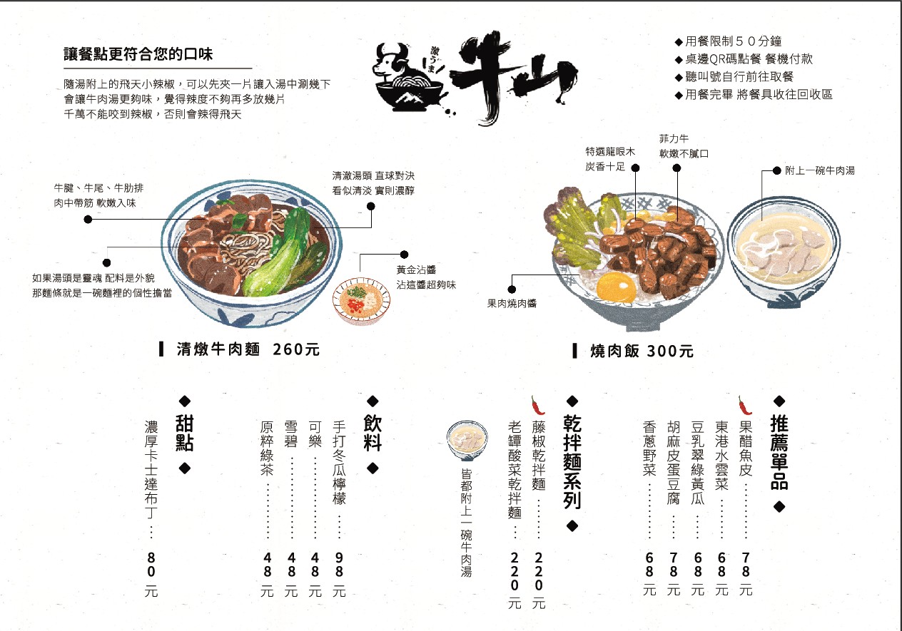 【桃園藝文特區美食】牛山牛肉麵燒肉飯 營業時間未到就大排長龍！清燉牛肉麵超好吃推薦