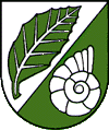 Ammonit im Wappen des Ortsteils Hemkenrode, Niedersachsen