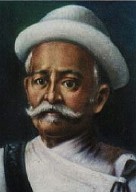 Nepalese Sardar Bhakti Thapa, a Gorkhali nobleman wearing aristocratic white Shirpau turban