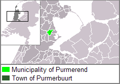 Location of the Purmerbuurt.