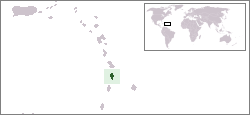 Location of St Lucia