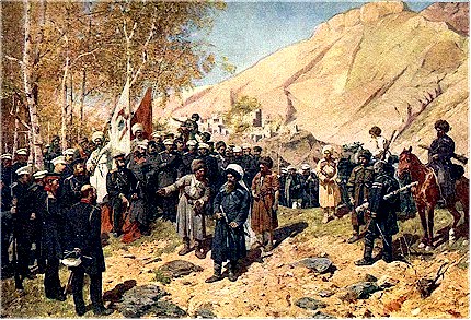 «Захоплення Шаміля в полон», 1886