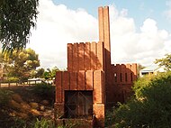 The incinerator in the suburb of Brompton, South Australia, known by the name of the adjacent suburb, Hindmarsh