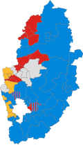 2009 results map