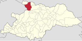 Location in Maramureș County