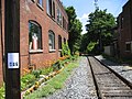 Railway line at Main East, near Gage Avenue