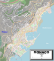 Image 44Enlargeable, detailed map of Monaco (from Monaco)