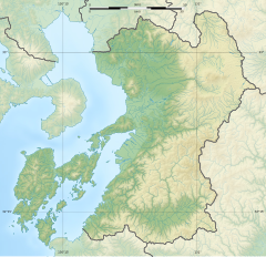 高杢島の位置（熊本県内）