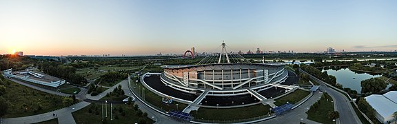 Stadio di pattinaggio di velocità su ghiaccio e bandy