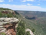 The High Plains are broken in places by canyons, such as this one in Sabinoso Wilderness in New Mexico.