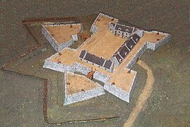 Maquette du fort.